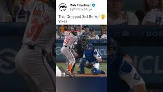 One of the WORST Dropped Third Strikes in HISTORY!