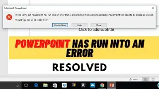 We're sorry, but word, excel has run into an error that is preventing it from working correctly
