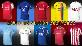 New Football Kits Jersey All Team English Premier League 2021/22 | HOME - AWAY - THIRD KITS REALESED