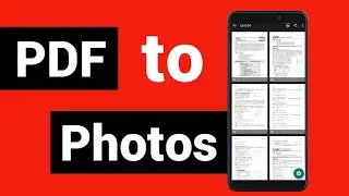 How to Convert PDF to JPG image || PDF to Image || convert PDF files into JPG || English Tutorial