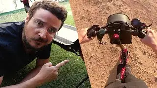 קורקינט חשמלי שנוסע על הכל
