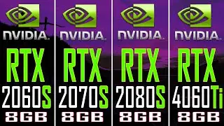 RTX 2060 SUPER vs RTX 2070 SUPER vs RTX 2080 SUPER vs RTX 4060Ti || PC GAMES TEST ||