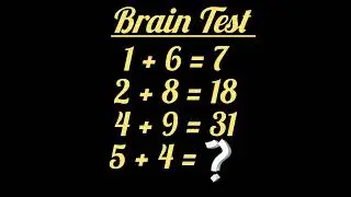 Brain Test: Can you solve this math puzzle? Don't forget to share your answers in Comments