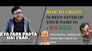 HOW TO APPLY SCREEN SAVER IN WINDOWS 10 !! HOW TO CREATE OWN SCREEN SAVER ON WINDOWS 📌📌