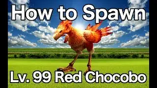 Final Fantasy XII Zodiac Age Spawing Lv 99 Red Chocobo FFXII Ribbon best Accessory