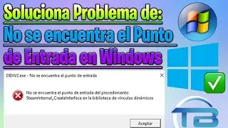 ERROR NO SE ENCUENTRA el Punto de Entrada del Procedimiento en Windows ► Soluciona el problema fácil
