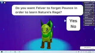 [Loomian Legacy] Fevine evolving into Felver
