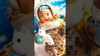 Мои ватные елочные игрушки!!! 