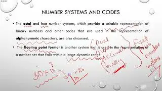 Intro to numbers systems and codes