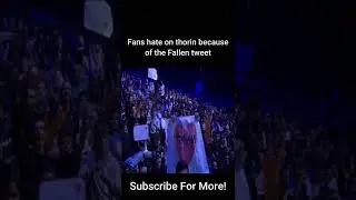 Fans hate on thorin because of the Fallen tweet