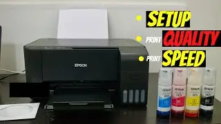 Cheap all in one printer : Epson L3110 Setup and Print Quality