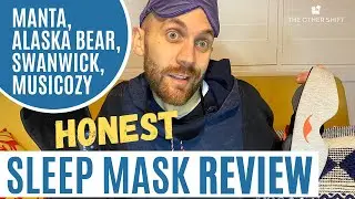 Sleep Mask Comparison - Manta, Alaska Bear, Swanwick, MusiCozy