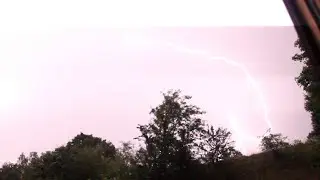 Zwei Blitzeinschläge (22.07.2015)