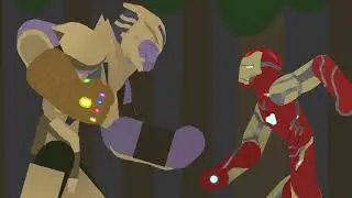 Thanos vs iron man