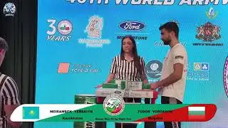Yersaiyn Meirambek vs Todor Yordanov | Up to 65 kg | XLVI WORLD ARMWRESTLING CHAMPIONSHIP | 2025