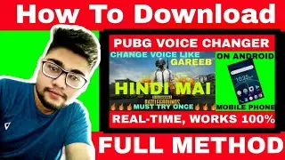 How To Download Voice Change For Pubg Voice Changer How To Change Voice In Pubg Mobile Voice Changer