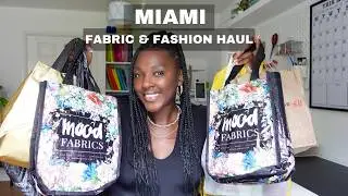 Miami Fabric & Fashion Haul - I went to MOOD Fabrics!!