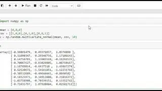 Sampling from a Multivariate Normal Distribution | Python | Numpy