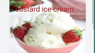 ఇంట్లో ఉండే వాటితోనే ఎంతో ఈజీగా soft creamy ఐస్ క్రీం 👌 | custard ice cre | ice cream in telugu