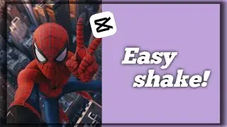 Capcut shake tutorial! 🕷️🕸️