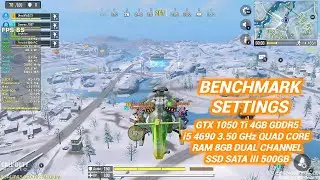 Call of Duty Mobile Garena (Gameloop) Benchmark & Setting | i5 4690 | GTX 1050 Ti | 8GB Ram | SSD