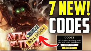 ⚠️ NOVEMBER ⚡CODES⚠️ATTACK ON TITAN REVOLUTION ROBLOX CODES 2024 - ATTACK ON TITAN CODES