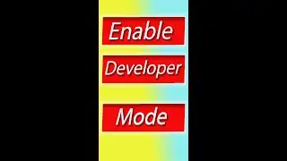 Enable Developer Mode 