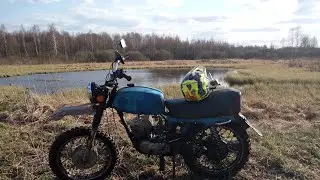 Мотоцикл Тула и Восход 3м-1 ВосходМакакаИж хороший offroad, кто лучше едет в болоте?