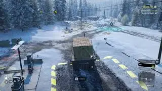 SnowRunner Rock Fall Task - North Port Alaska