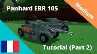Detailed Panhard EBR 105 Tank Tutorial (Part 2) | Build A Boat For Treasure