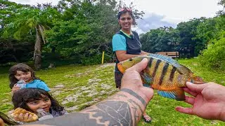 PESCAMOS uma TILÁPIA com Roupa de TUCUNARÉ