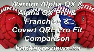 Warrior Alpha QX & Alpha QX Pro & Franchise & Covert QRL Pro Gloves Fit Comparison