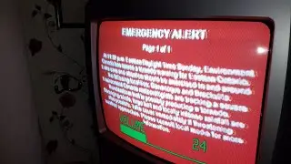 Live Emergency Alert TV broadcast, July 24, 2022. CIII-TV-2 Global Television analog. Ontario Canada