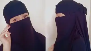 Saudi Arabia Niqab Tutorial | Arabian Niqab Style || Zainab___❤️