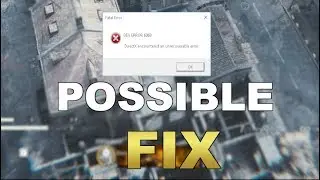 Call of duty Modern warfare crash Possible Fix- Fatal error Fix(6065,,freezes)
