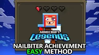 Minecraft Legends - Nailbiter Achievement (Easy Way) Guide - Win with less than 10% HQ health