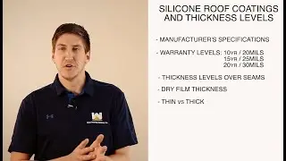 Silicone Roof Coatings: Everything To Know About Thickness Levels