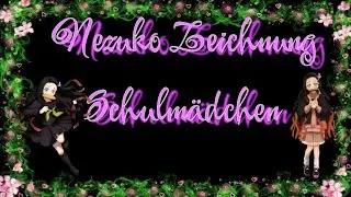 Nezuko Zeichnung Schulmädchen