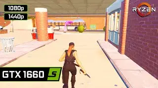 GTX 1660 Super Fortnite Season 5 | All Settings 1080p, 1440p