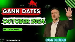 Gann Pressure Date I October 2024 I Next Big Move I Gann Astrology I Nifty View I Gann Decoder