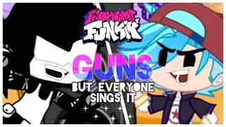 Guns but every turn a different skin mod is used - [Friday Night Funkin’ + Gacha Club]