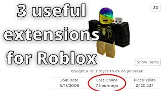 3 Useful extensions for Roblox