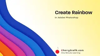 Create rainbow in Photoshop | How to create a rainbow in photoshop