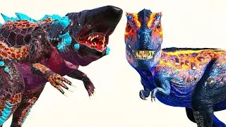 NEW Map TaeniaStella - HETEROGENEUMSAUR vs. STRONG ARK and ADD DINOS | ARK Dino Battle 🦎
