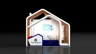 Prime Bank Fair Stall Design | 3D Concept to Final Build | 3ds Max Animation | RaselGDM