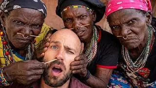 Nose Piercing with the Bantonga Tribe (PAINFUL!)