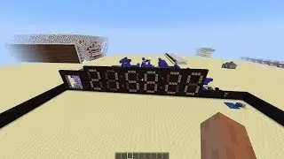 Minecraft Digital clock 24 Hour Perfectly Precise