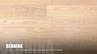 7 1/2" x 1/2" Engineered European Oak Bernina Hardwood Flooring