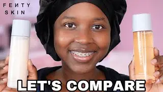 NEW FENTY SKIN FAT WATER MILKY REVIEW AND OG  FAT WATER COMPARISON