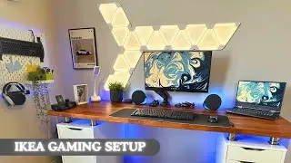 My Ultimate IKEA Gaming Desk Setup!